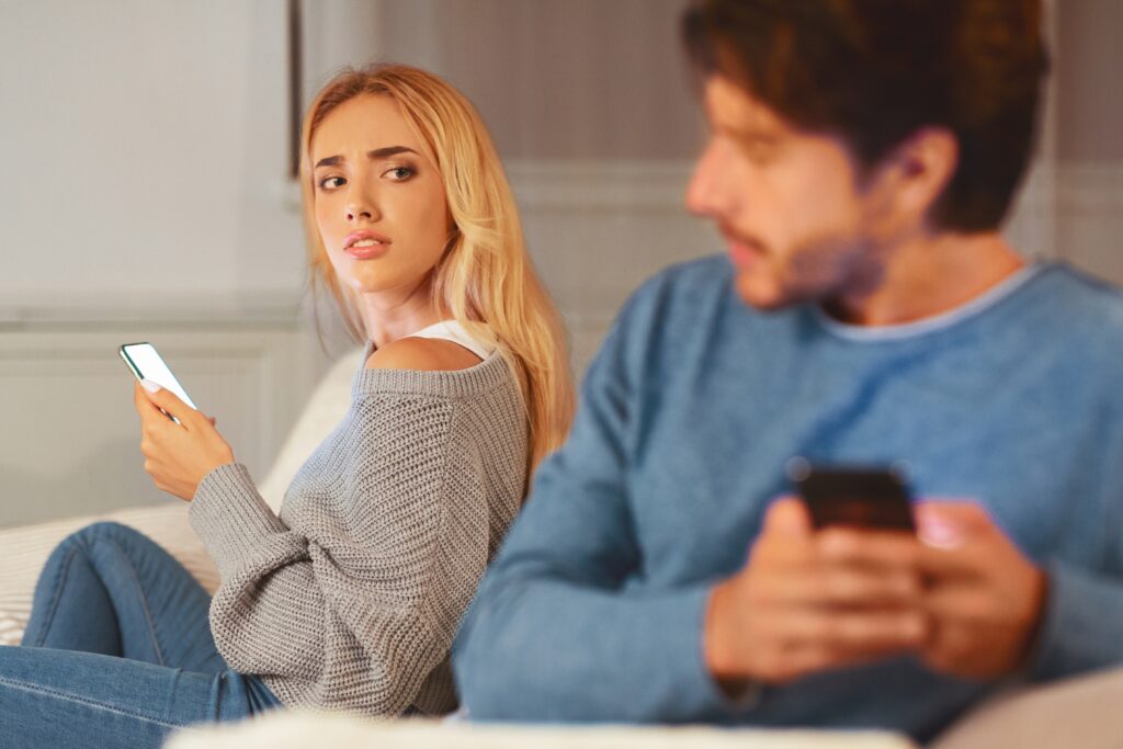signs she's cheating